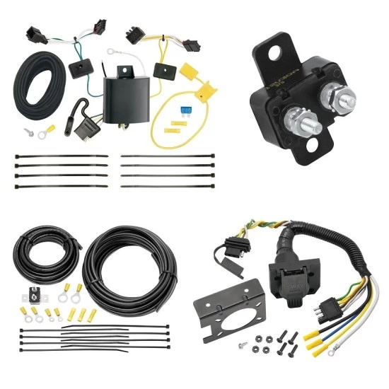 Trailer Hitch 7 Way RV Wiring Kit For 12-17 VW Tiguan 2018 Limited Plug Prong Pin Brake Control Ready