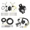 Trailer Hitch 7 Way RV Wiring Kit For 12-20 Toyota Prius C Plug Prong Pin Brake Control Ready