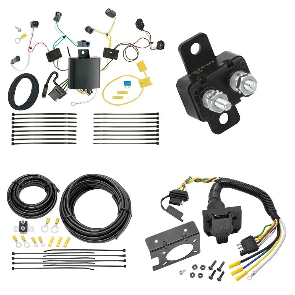 118686 85343 20506 7012A Tekonsha Trailer Hitch 7 Way RV Wiring Kit 16-21 Honda Civic Sedan Plug Prong Pin Brake Control Ready 16 17 18 19 20 21 2016 2017 2018 2019 2020 2021 Trailer Hitch 7 Way RV Wiring Kit For 16-21 Honda Civic Sedan Plug Prong Pin Brake Control Ready