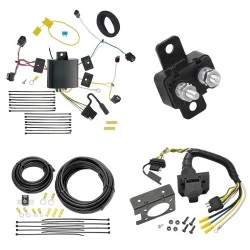 Trailer Hitch 7 Way RV Wiring Kit For 16-19 Acura TLX Plug Prong Pin Brake Control Ready