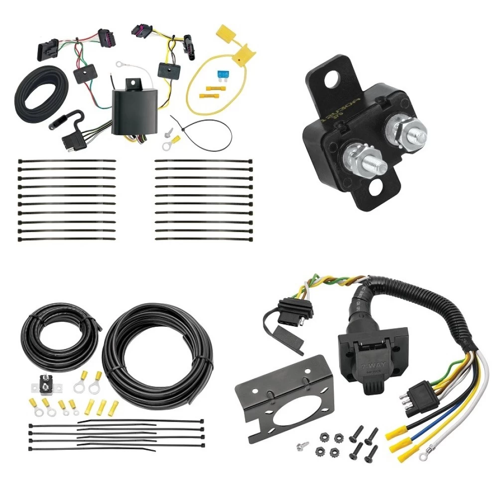 Trailer Hitch 7 Way RV Wiring Kit For 16-17 BMW X1 Plug Prong Pin Brake Control Ready