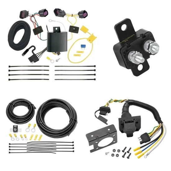 Trailer Hitch 7 Way RV Wiring Kit For 15-22 Ram ProMaster City Plug Prong Pin Brake Control Ready