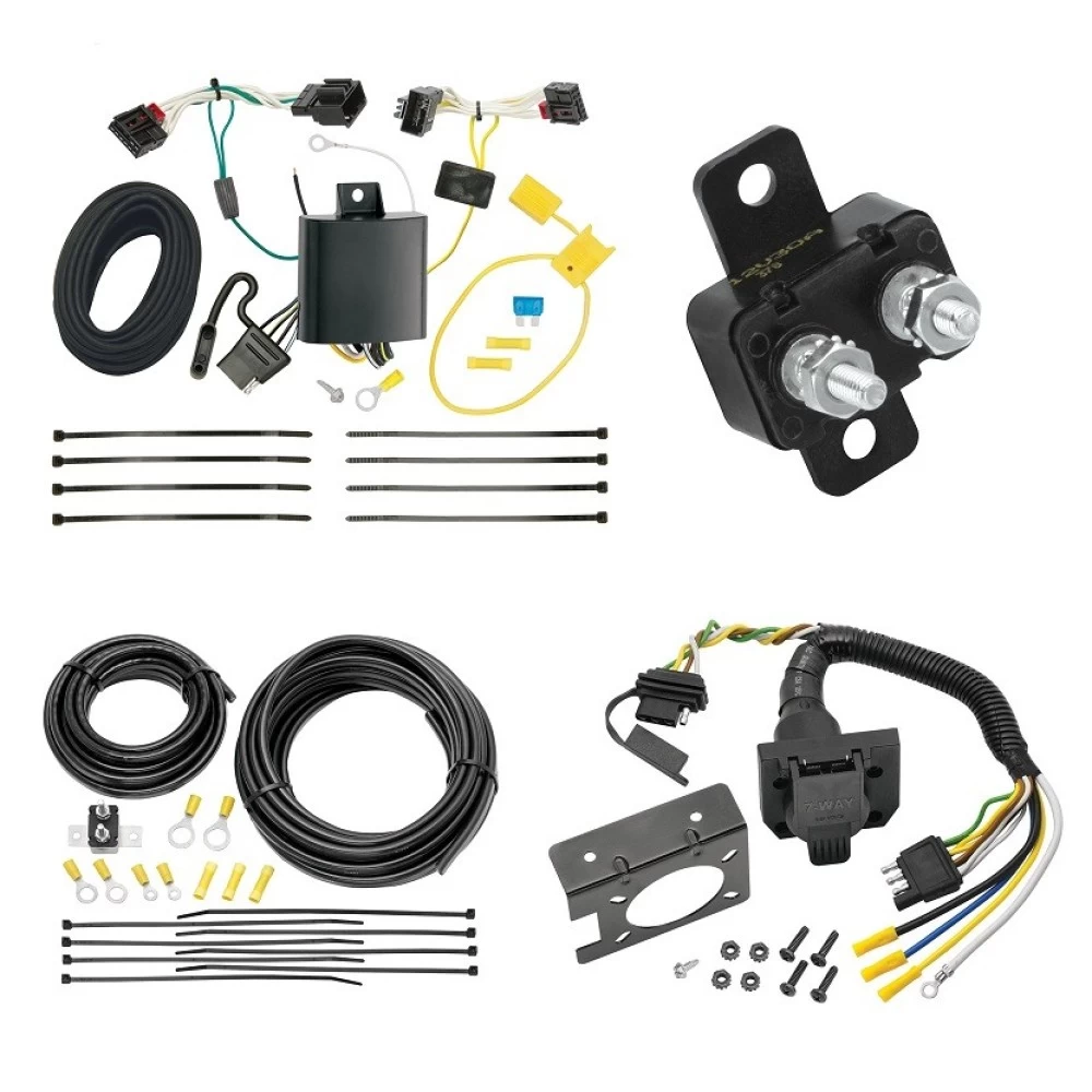 118721 85343 20506 7012A Tekonsha Trailer Hitch 7 Way RV Wiring Kit 16-22 Volkswagen Passat Except SE and SEL Plug Prong Pin Brake Control Ready 16 17 18 19 20 21 22 2016 2017 2018 2019 2020 2021 2022 Trailer Hitch 7 Way RV Wiring Kit For 16-22 Volkswagen Passat Except SE and SEL Plug Prong Pin Brake Control Ready