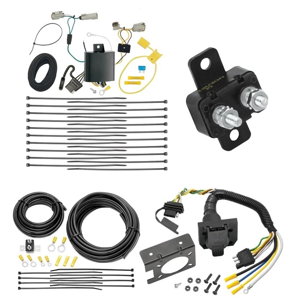 Trailer Hitch 7 Way RV Wiring Kit For 15-27 Ford Transit 350 Plug Prong Pin Brake Control Ready