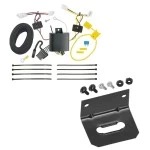  Trailer Wiring and Bracket For 19-24 Toyota Corolla Hatchback 17-18 Corolla iM 2016 Scion iM Plug & Play 4-Flat Harness