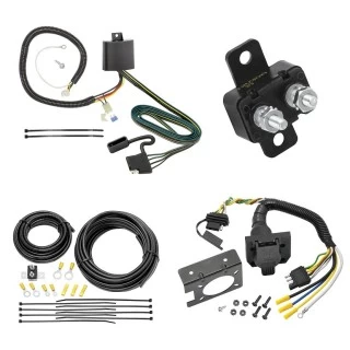 Trailer Hitch 7 Way RV Wiring Kit For 17-27 Honda CR-V Plug Prong Pin Brake Control Ready