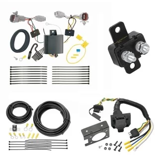 Trailer Hitch 7 Way RV Wiring Kit For 17-23 Subaru Impreza Hatchback Plug Prong Pin Brake Control Ready