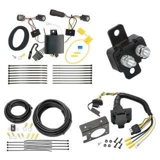 Trailer Hitch 7 Way RV Wiring Kit For 17-22 Buick Encore Plug Prong Pin Brake Control Ready