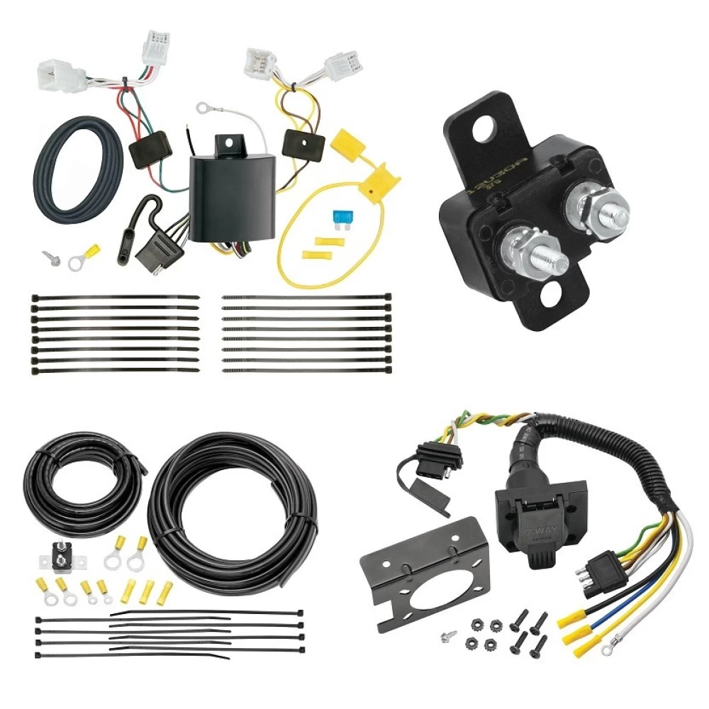 Trailer Hitch 7 Way RV Wiring Kit For 17-22 KIA Niro 2022 Niro EV Plug Prong Pin Brake Control Ready