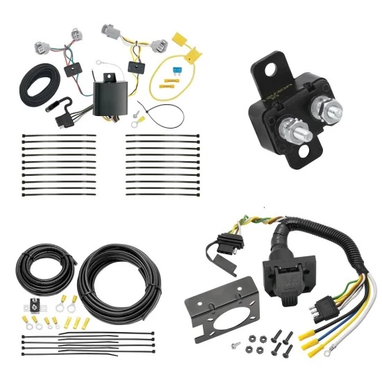 118756 85343 20506 7012A Tekonsha Trailer Hitch 7 Way RV Wiring Kit 18-22 Toyota C-HR Plug Prong Pin Brake Control Ready 18 19 20 21 22 2018 2019 2020 2021 2022 Trailer Hitch 7 Way RV Wiring Kit For 18-22 Toyota C-HR Plug Prong Pin Brake Control Ready