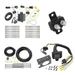 Trailer Hitch 7 Way RV Wiring Kit For 18-24 Chevy Equinox Premier Plug Prong Pin Brake Control Ready