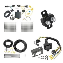 Trailer Hitch 7 Way RV Wiring Kit For 18-24 Chevy Equinox Premier Plug Prong Pin Brake Control Ready