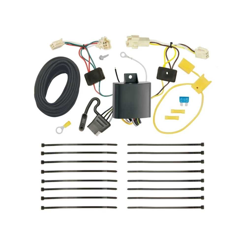 Trailer Hitch 7 Way RV Wiring Kit For 18-24 Toyota Camry Plug Prong Pin Brake Control Ready