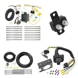 Trailer Hitch 7 Way RV Wiring Kit For 18-24 Toyota Camry Plug Prong Pin Brake Control Ready