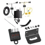Trailer Wiring and Bracket w/ Light Tester For 18-23 Volvo XC60 Plug & Play 4-Flat Harness