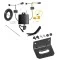 Trailer Wiring and Bracket For 18-27 Volvo XC60 Plug & Play 4-Flat Harness