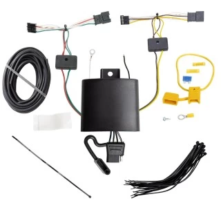 Trailer Hitch 7 Way RV Wiring Kit For 18-27 Volvo XC60 Plug Prong Pin Brake Control Ready