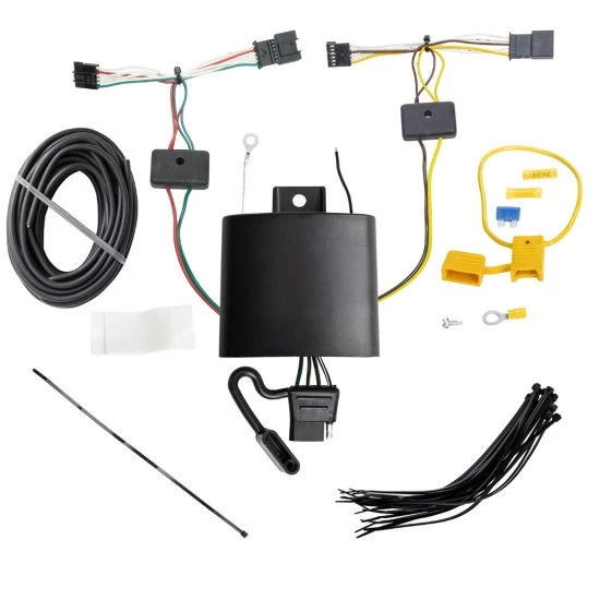 Trailer Wiring and Bracket For 18-27 Volvo XC60 Plug & Play 4-Flat Harness
