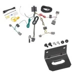 Trailer Wiring and Bracket For 08-16 Volvo XC70 4-Flat Harness Plug Play