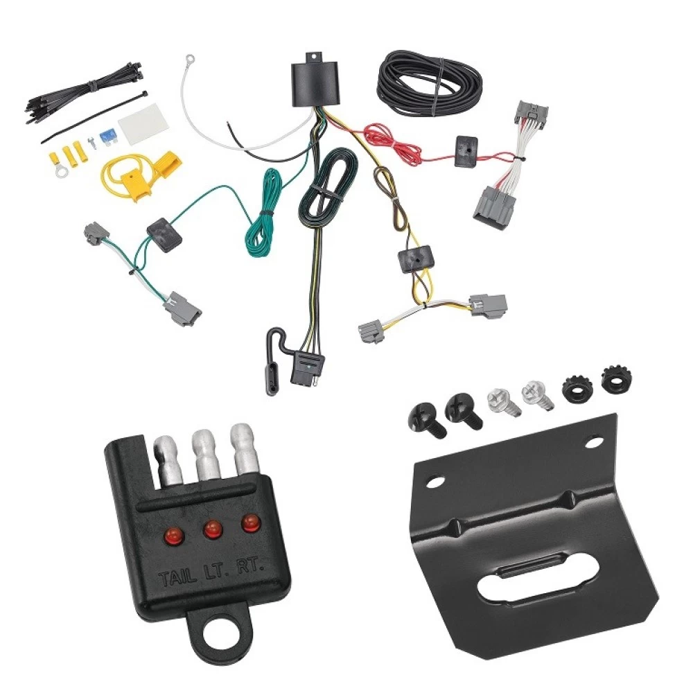 Plug and Play T-One Wiring Harness Connector 4-Flat Mounting Bracket4-Flat Car End Tester w/ LED Display 118774 118144 20114 Tekonsha Trailer Wiring and Bracket and Light Tester 08-16 Volvo XC70 4-Flat Harness Plug Play 08 09 10 11 12 13 14 15 16 2008 200 Trailer Wiring and Bracket and Light Tester For 08-16 Volvo XC70 4-Flat Harness Plug Play