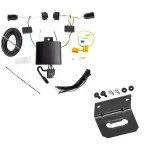 Trailer Wiring and Bracket For 18-25 Alfa Romeo Stelvio Plug & Play 4-Flat Harness