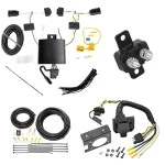 Trailer Hitch 7 Way RV Wiring Kit For 18-25 Alfa Romeo Stelvio Plug Prong Pin Brake Control Ready