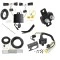 Trailer Hitch 7 Way RV Wiring Kit For 18-27 Jeep Wrangler JL 20-27 Gladiator Plug Prong Pin Brake Control Ready