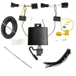Trailer Wiring and Bracket w/ Light Tester For 18-23 Jaguar E-Pace Plug & Play 4-Flat Harness