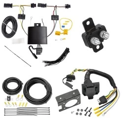 Trailer Hitch 7 Way RV Wiring Kit For 18-23 BMW X2 Plug Prong Pin Brake Control Ready