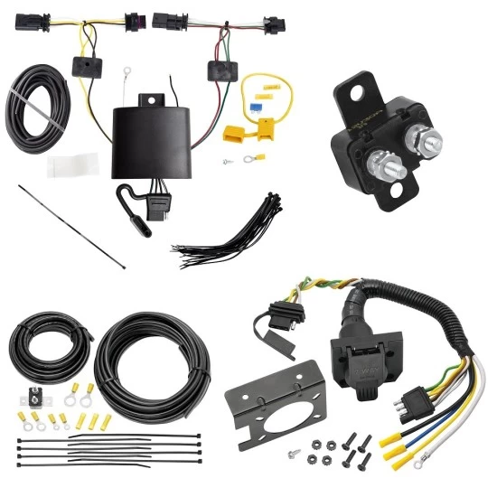 Trailer Hitch 7 Way RV Wiring Kit For 18-23 BMW X2 Plug Prong Pin Brake Control Ready