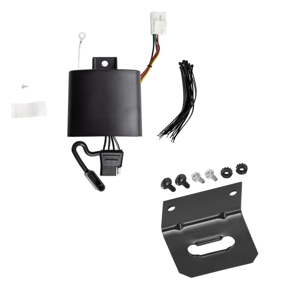 Trailer Wiring and Bracket For 19-27 Subaru Ascent Plug & Play 4-Flat Harness