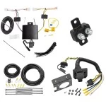 118793 85343 20506 7012A Tekonsha Trailer Hitch 7 Way RV Wiring Kit 18-22 KIA Rio Sedan Plug Prong Pin Brake Control Ready 18 19 20 21 22 2018 2019 2020 2021 2022 Trailer Hitch 7 Way RV Wiring Kit For 18-23 KIA Rio Sedan Plug Prong Pin Brake Control Ready