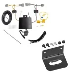 Trailer Wiring and Bracket For 18-25 Nissan Kicks Plug & Play 4-Flat Harness