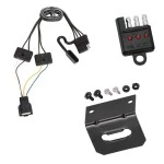 Trailer Wiring and Bracket w/ Light Tester For 24-27 Chevy Blazer EV Equinox EV 19-26 Cadillac XT4 23-26 LYRIQ Plug & Play 4-Flat Harness