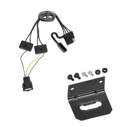Trailer Wiring and Bracket For 24-27 Chevy Blazer EV Equinox EV 19-26 Cadillac XT4 23-26 LYRIQ Plug & Play 4-Flat Harness