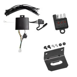 Trailer Wiring and Bracket w/ Light Tester 19-26 Acura RDX w/ +12V Power Provision Plug & Play 4-Flat Harness