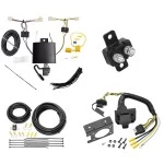 Trailer Hitch 7 Way RV Wiring Kit For 19-24 Toyota RAV4 All Styles Plug Prong Pin Brake Control Ready