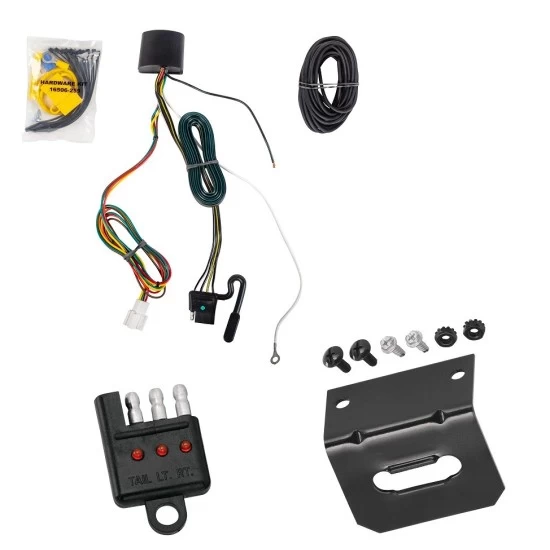 Trailer Wiring and Bracket w/ Light Tester For 19-26 Acura RDX Plug & Play 4-Flat Harness
