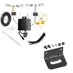 Trailer Wiring and Bracket For 19-24 Ford Edge SE SEL Plug & Play 4-Flat Harness