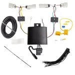 Trailer Hitch 7 Way RV Wiring Kit For 19-24 Ford Edge SE SEL Plug Prong Pin Brake Control Ready