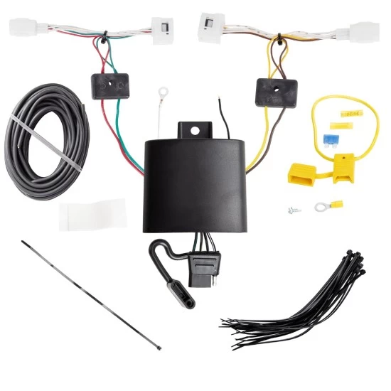 Trailer Wiring and Bracket w/ Light Tester For 19-26 Mazda 3 Plug & Play 4-Flat Harness