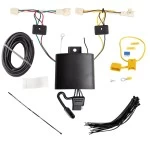 Trailer Wiring and Bracket For 20-25 Toyota Corolla Sedan Plug & Play 4-Flat Harness