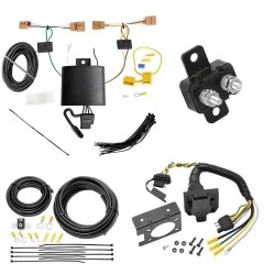 Trailer Hitch 7 Way RV Wiring Kit For 18-24 VW Tiguan Plug Prong Pin Brake Control Ready