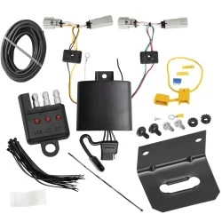 Trailer Wiring and Bracket w/ Light Tester For 20-27 Lincoln Aviator Plug & Play 4-Flat Harness