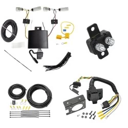 Trailer Hitch 7 Way RV Wiring Kit For 20-27 Lincoln Aviator Plug Prong Pin Brake Control Ready