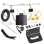 Trailer Wiring and Bracket For 20-27 Mazda CX-30 Plug & Play 4-Flat Harness