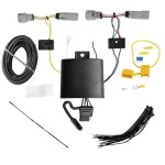 Trailer Wiring and Bracket w/ Light Tester For 21-24 Chevy Trailblazer Except w/LED Taillights Plug & Play 4-Flat Harness