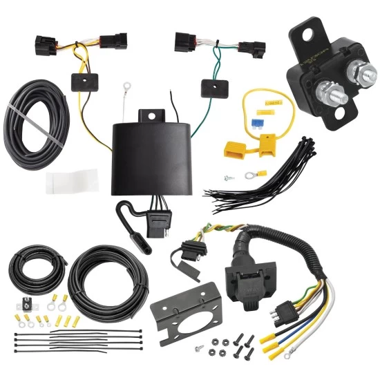 118826 85343 20506 7012A Tekonsha Trailer Hitch 7 Way RV Wiring Kit 20-21 Land Rover Range Rover Evoque Plug Play 20 21 2020 2021 Trailer Hitch 7 Way RV Wiring Kit For 20-21 Land Rover Range Rover Evoque Plug & Play