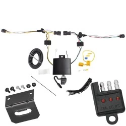 Trailer Wiring Harness Kit and Bracket w/ Light Tester For 21-26 KIA Seltos Plug & Play