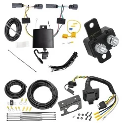 Trailer Hitch 7 Way RV Wiring Kit For 20-27 Buick Encore GX w/o LED Taillights Plug Prong Pin Brake Control Ready